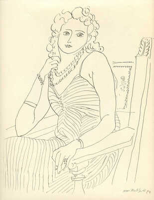 Матисс Анри. Девушка в кресле